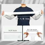 Achiou - 3 pares de mangas de compresión para el sol, protección UV para hombres y mujeres, bloqueador solar de verano, ciclismo, conducción, golf, correr, 3 pares