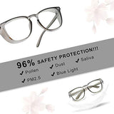 MMOWW Gafas protectoras antivaho anti luz azul gafas de protección laboral para hombres y mujeres