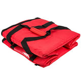 Rubbermaid Commercial Products FG9F3800RED PROSERVE Insulated Professional Delivery Bag, Pizza Catering Bag, Small, Red