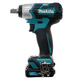 Makita TW161DWYE 12V Max CXT Llave de impacto sin escobillas 1/2" Kit de 1,5 Ah