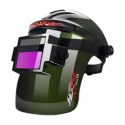 Casco de soldador con oscurecimiento automático Solar Flip Front Protective Electrical para ESTACIÓN de TRABAJO