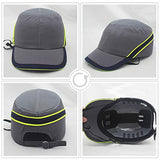 WBZ Casco Gorra  De Seguridad 5,5 CM ala Corta 360 ° Ventilación Total Material ABS Ajuste De Hebilla De Tres Engranajes Protección De Forro Trabajo Gorra Transpirable Gorra De Trabajo