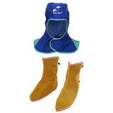 Capucha para soldador Cubierta de la cabeza Zapatos para soldar Polainas Cubierta de pies
