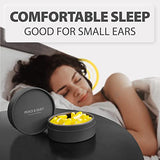 PQ Tapones Para Los Oídos Para Dormir - 40 Pequeños Tapones Para Los Oídos Suaves Para Canales Auditivos Pequeños, Tapones Para Los Oídos Para Dormir Nivel de Cancelación De Ruido 32 dB, Tapones Sueño Para Mujeres y Hombres