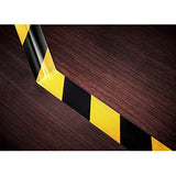 Reemky Safety Tapes 5 Pack 45mmX20m Cinta de Advertencia de Peligro autoadhesiva en Negro y Amarillo