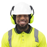 JORESTECH Orejeras de seguridad para casco duro con cancelación de ruido con soporte universal para cascos ranurados