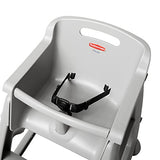 Rubbermaid Commercial Products - Silla alta Rubbermaid Platinum, robusta, con asiento para jóvenes, platino, lista para montar,