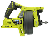 Ryobi P4001 One+ 18 V barrena de drenaje de iones de litio todo en uno de 25 pies para fregaderos o inodoros (batería no incluida, solo herramienta eléctrica)