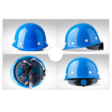 Casco Casco de seguridad - FRP construcción del sitio de construcción supervisión de supervisión supervisor de liderazgo casco de trabajo seguro de trabajo tapa dos botones de ajuste de tamaño c