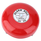 Campana de alarma contra incendios, CB-6B Campana de alarma eléctrica de 95dB 150 mm / 5.9in Campana de alarma Campana de alarma de seguridad para la escuela Hogar Fábrica(DC 24V)