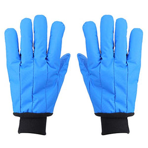 Guantes criogénicos Seguridad para almacenamiento en frío Guantes congelados Protección de nitrógeno líquido -200 ° C a -360 ° C Resistencia a bajas temperaturas Trabajo Ropa de mano