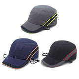 WBZ Casco Gorra  De Seguridad 5,5 CM ala Corta 360 ° Ventilación Total Material ABS Ajuste De Hebilla De Tres Engranajes Protección De Forro Trabajo Gorra Transpirable Gorra De Trabajo