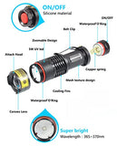 DARKBEAM Luz UV 365 nm lámpara de madera negra linterna ultravioleta LED portátil mini antorcha detector de mano para orina de perro manchas de mascotas 370 nm identificación antifalsificación, curado de resina