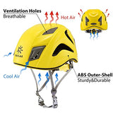 Casco de Escalada Ligero, protección para la Cabeza, Equipo de Rescate de rapel Ajustable