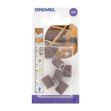 Dremel 431 Lija Cilíndrica, Grano 60, 1/4", 6 Piezas