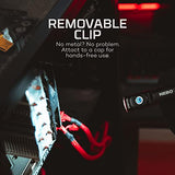 NEBO SWYVEL - Linterna Recargable de 1000 lúmenes: Cabezal Giratorio Compacto Recargable EDC Lightthas a90 Grados; 5 Modos de luz; Control de Potencia Inteligente - 6907, Negro