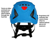Casco de seguridad X5003V-ANSI, azul, ventilado 3M