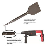 TcnoMreol - Juego de brocas de cincel SDS para hormigón (8 unidades, acero cromado, SDS Plus, cinceles planos y anchos, cinceles para raspar en ángulo, para hormigón, ladrillo, mampostería máx. a 7/10113 pulgadas