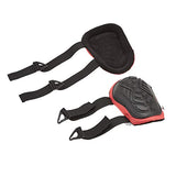 AmazonCommercial Rodilleras TPR que no se casan, 9.5 pulgadas, color negro, 1 par