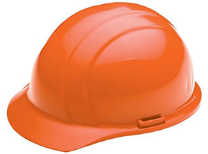 Gorra de seguridad (polietileno, ajustable, alta visibilidad), color naranja