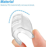 NEWKIBOU 8 Pares Protectores Antideslizantes Laterales de Gafas de Ojo,Seguridad Protector Flexible Transparente Se Adapta a Anteojos Medianos Pequeños Agregue Más Protección a Gafas de Seguridad