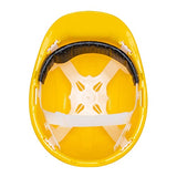 Casco de seguridad, color amarillo, Pretul, de polietileno