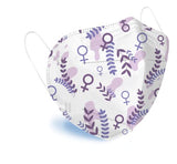 Kleenex Mascarillas, Cubrebocas Ajustable, Bolsa conn 5 piezas de Triple Capa, Edición Especial Día de la Mujer