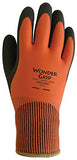LFS WG338M - Guantes de trabajo aislados con doble inmersión increíblemente cómodos, con revestimiento de látex y palma negra, tamaño mediano