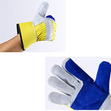 Guantes De Soldador, Protección De La Soldadura De La Protección De La Mano De Obra, Alta Temperatura Y Resistencia Al Desgaste, Guantes Antideslizantes A Fuego Corto