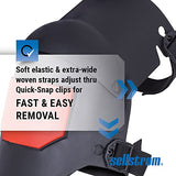 Sellstrom KneePro - Rodillera Ultra Flex Hybrid III - Gel y protección resistente para construcción, jardinería, ejército, trabajo de pisos, tamaño universal para adultos