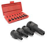 Juego de puntas de impacto brocas Torx de seguridad | 13 piezas | NEIKO 10282B