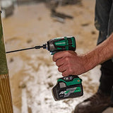 Metabo HPT WH36DBG - Kit de destornillador de impacto inalámbrico multivoltios de 36 V, dos baterías y cargador