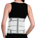 ARTROMED | Faja Soporte Sacro Lumbar, Cómoda y Transpirable, Doble Presurización Cinturón de Faja Ortopedica Lumbar con Correas de Compresión Ajustables, Adecuado para Aliviar el Dolor en la Espalda Baja y Ciática (Mediana)