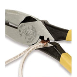Klein Tools D213-9NE-CR - Alicates de crimpado de lineman, diseño aerodinámico de alto apalancamiento hecho de acero endurecido por inducción, 9 pulgadas