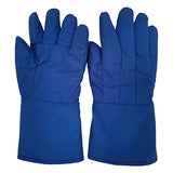 Guantes largos resistentes al frío Manténgase caliente Guantes de seguridad congelados Guantes criogénicos para moler alimentos congelados criogénicos, 38cm