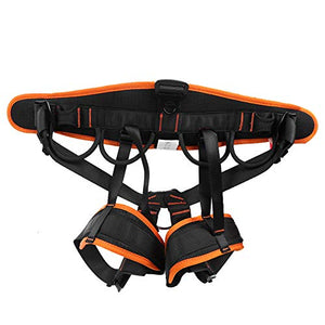 Cinturón de seguridad con soporte lumbar Arnés de medio cuerpo Anticaída para rescate Escalada Montañismo en cueva, Soporte de cintura Arnés de protección de trabajo aéreo Ajustable