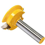 Wolfride 1/2 Mango Cajón Recto Moldeo Router Broca de la Herramienta de Carpintería, Mango de Madera de Aleación de Fresa Con Herramientas Para Trabajar la Madera- Amarillo