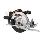 Worx Nitro WX520L.9 - Sierra circular inalámbrica (20 V, 7,25 pulgadas, con motor sin escobillas (sólo herramienta)