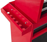 BIG RED ATBT1204R-RB Torin - Organizador de Herramientas de Taller con Ruedas para cochera, con 4 cajones Desmontables con Armario de Almacenamiento Grande y Estante Ajustable, Rojo/Negro