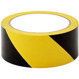 Reemky Safety Tapes 5 Pack 45mmX20m Cinta de Advertencia de Peligro autoadhesiva en Negro y Amarillo