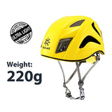Casco de Escalada Ligero, protección para la Cabeza, Equipo de Rescate de rapel Ajustable