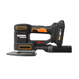 WORX WX820L.2 - Lijadora multifunción inalámbrica (20 V, 2,0 Ah, 2 baterías y 1 cargador)