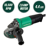 Metabo HPT 4-1/2" Angle Grinder | Non-locking Paddle Switch | 7.9 Amp | Smallest Grip Circumference in its Class | 900W Input Motor | Lightweight | Dual-position Handle (G12SQ2)