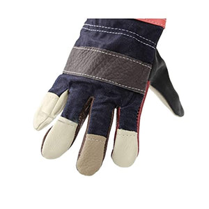 Guantes de soldador de cuero duradero guantes de soldadura Guantes de cuero de soldadura Guantes de desgaste wear-resistant, anti-scalding, flame retardant