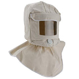 Capucha lona chal tapa sandblaster máscara anti polvo máscara de protección facial casco protector