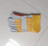 Guantes Soldador , Guantes Gruesos prácticos, Guantes Resistentes al Desgaste Resistentes al Corte, Soldador Guantes de Trabajo de construcción
