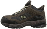 Skechers for Work - Botas de Trabajo Antideslizantes para Hombre, Marrón/Negro, 8.5 Wide
