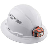 Casco Duro, Ligero, Estilo de ala Completa ventilada, Acolchado, autoabsorbente, Resistente al Olor, Color Blanco