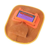 Capucha Soldador de cuero Máscara de soldadura Capucha Vaca Cómoda capucha de soldadura