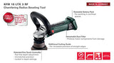 Metabo KFM 18 LTX 3 RF 18V - Herramienta de radio/chaflán (18 V)